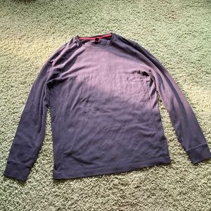 Banana Republic grey long sleeve shirt.